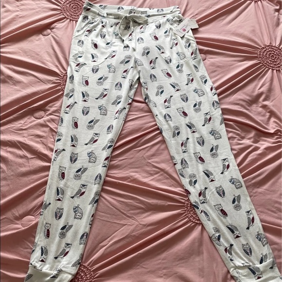 New! Owl Print Sleep Pants - Picture 1 of 5